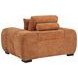 Octavia Orange Upholstered Lounge Chair