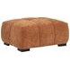 Octavia Orange Rectangular Ottoman