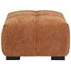 Octavia Orange Rectangular Ottoman