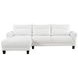 Caspian White LAF Sectional