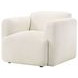 Dorset White Upholstered Lounge Chair