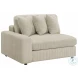 Blaine Sand 3 Piece Performance Fabric Reversible Sectional
