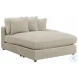 Blaine Sand 3 Piece Performance Fabric Reversible Sectional