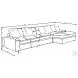 Blaine Sand 3 Piece Performance Fabric Reversible Sectional