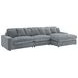 Blaine Beige 3 Piece Reversible Sectional