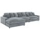 Blaine Beige 3 Piece Reversible Sectional