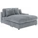 Blaine Fog Performance Fabric Upholstered Reversible Sectional
