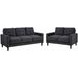 Bowen II Steel Gray Living Room Set