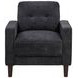 Bowen II Steel Gray Upholstered Lounge Chair