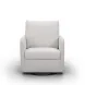 Nancy Light Gray Upholstered Swivel Glider Rocker Nursing Chair