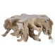Cypress Root Brown Coffee Table