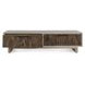 Anton Beige and Natural Rectangular Coffee Table with 4 Drawers
