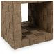 Neyla Natural Square End Table