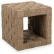 Neyla Natural Square End Table