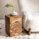Rhea Natural Square Accent Table