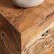 Rhea Natural Square Accent Table