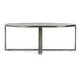 Flores Nickel Oval Coffee Table