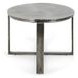 Flores Nickel Oval Coffee Table