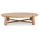 Aston Natural 65" Round Outdoor Coffee Table