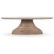 Amra Sandstone Greige 94" Oval Dining Table