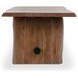 Brinton Acorn Brown and Black 80" Rectangular Dining Table