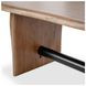 Brinton Acorn Brown and Black 80" Rectangular Dining Table