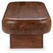 Craig Acorn Brown Rectangular Coffee Table