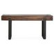 Duarte Rustic Brown Rectangular Console Table