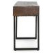 Duarte Rustic Brown Rectangular Console Table