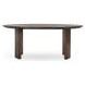 Norwood Bark Brown 78" Oval Dining Table