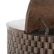Norwood Bark Brown Round Coffee Table