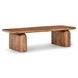 Chloe Hickory Brown Rectangular Coffee Table