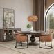 Brookside Cocoa Brown Solid Wood Round Dining Table