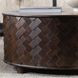 Shira Kona Brown Round Coffee Table