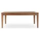 Arno Amber Brown 72" Rectangular Dining Table