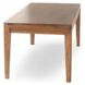 Arno Amber Brown 72" Rectangular Dining Table