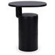 Decklyn Black Oval Accent Table