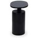 Decklyn Black Oval Accent Table