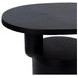 Decklyn Black Oval Accent Table