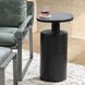 Decklyn Black Oval Accent Table