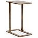 Geanna Antique Brass Rectangular Accent Table