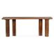 Alto Rustic Brown Rectangular Console Table