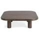 Miranda Cocoa Brown Square Coffee Table