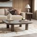 Miranda Cocoa Brown Square Coffee Table