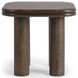 Miranda Cocoa Brown Square End Table