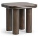 Miranda Cocoa Brown Square End Table