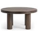 Miranda Cocoa Brown Round Coffee Table