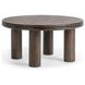 Miranda Cocoa Brown Round Coffee Table
