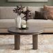 Miranda Cocoa Brown Round Coffee Table