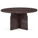 Reilly Merlot Round Marble Top Coffee Table